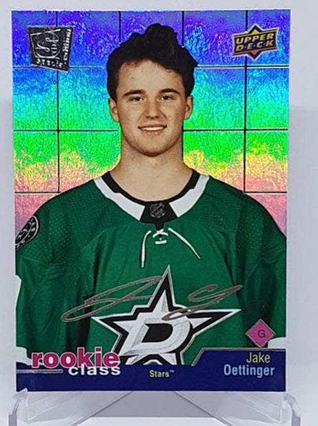 2020-21 Upper Deck Extended Series Rookie Class Jake Oettinger Stars RC 5