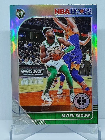 2019-20 Panini Hoops Premium Prizm Jaylen Brown Celtics #7