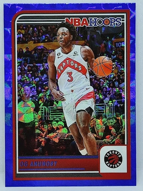 2023-24 Panini Hoops Hyper Blue OG Anunoby Raptors #37