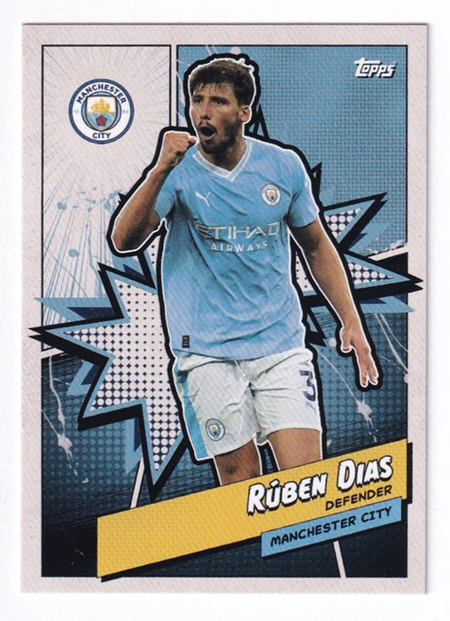 2023 Panini Fan Set Ruben Dias Manchester City #MANH-3