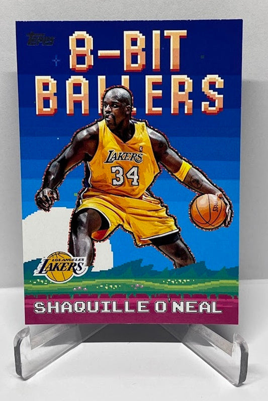 2025-26 Topps 8-Bit Ballers Shaquille O'Neal Los Angeles Lakers