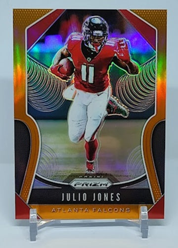 2019 Panini Prizm Orange Prizm Julio Jones Falcons 163/249 #166