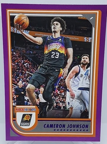 2022-23 Panini Hoops Purple Cameron Johnson Suns #167