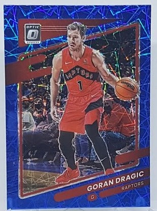 2021-22 Panini Donruss Optic Blue Velocity Goran Dragic Raptors #139