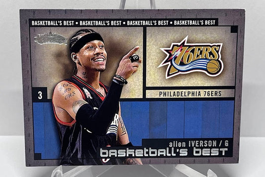 2002-03 Fleer Basketballs Best Allen Iverson Philadelphia 76ers #3