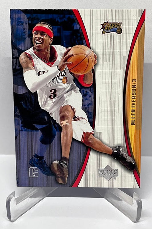 2002 Upper Deck Hardcourt Allen Iverson Philadelphia 76ers #63
