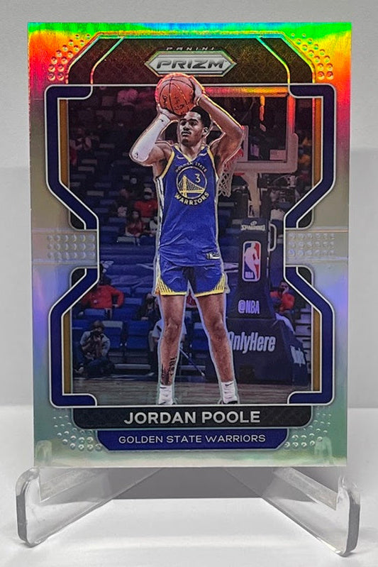 2021-22 Panini Prizm Silver Jordan Poole Warriors #222