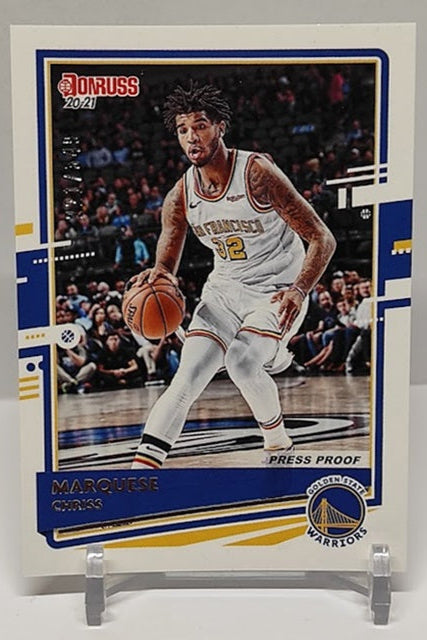 2020-21 Panini Donruss Press Proof Marquese Chriss Warriors 221/349 #142