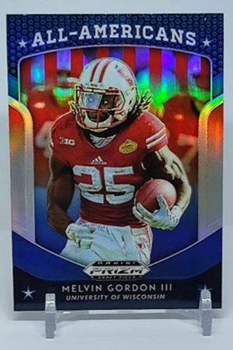 2019 Panini Prizm Draft Picks Blue Prizm Melvin Gordon #81