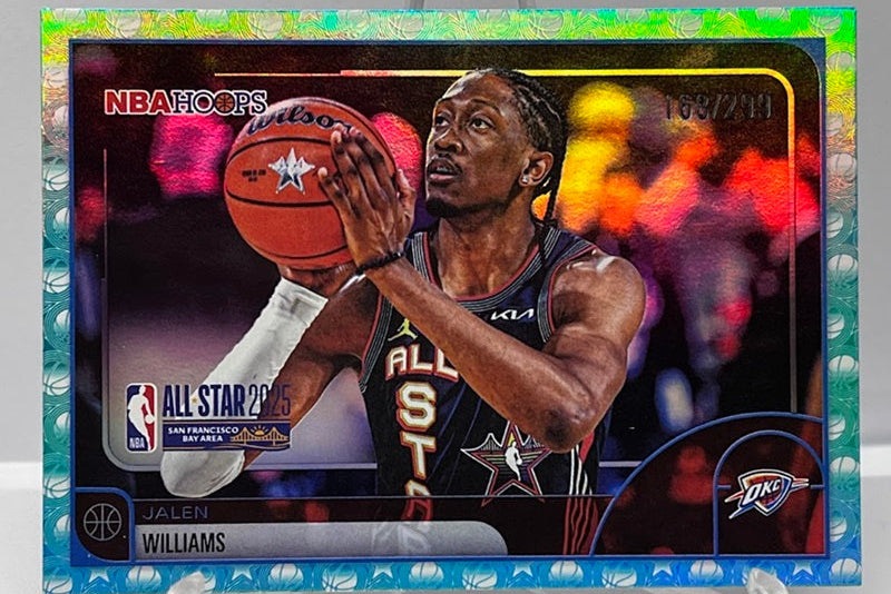 2025-26 Topps Hoops All Star 2025 Teal Jalen Williams OKC 168/299 #285