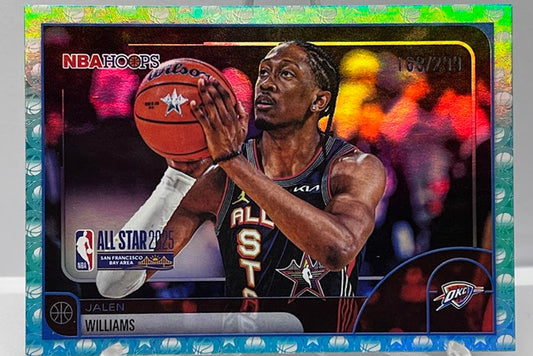 2025-26 Topps Hoops All Star 2025 Teal Jalen Williams OKC 168/299 #285