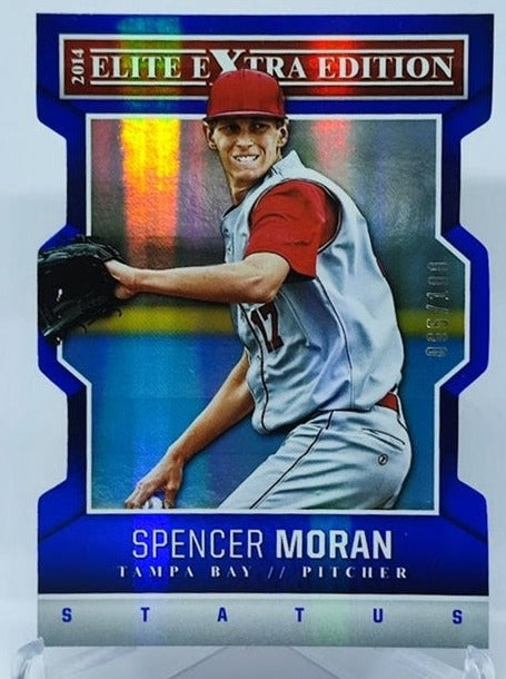 2014 Panini Elite Extra Edition Status Spencer Moran Tampa Bay 065/100