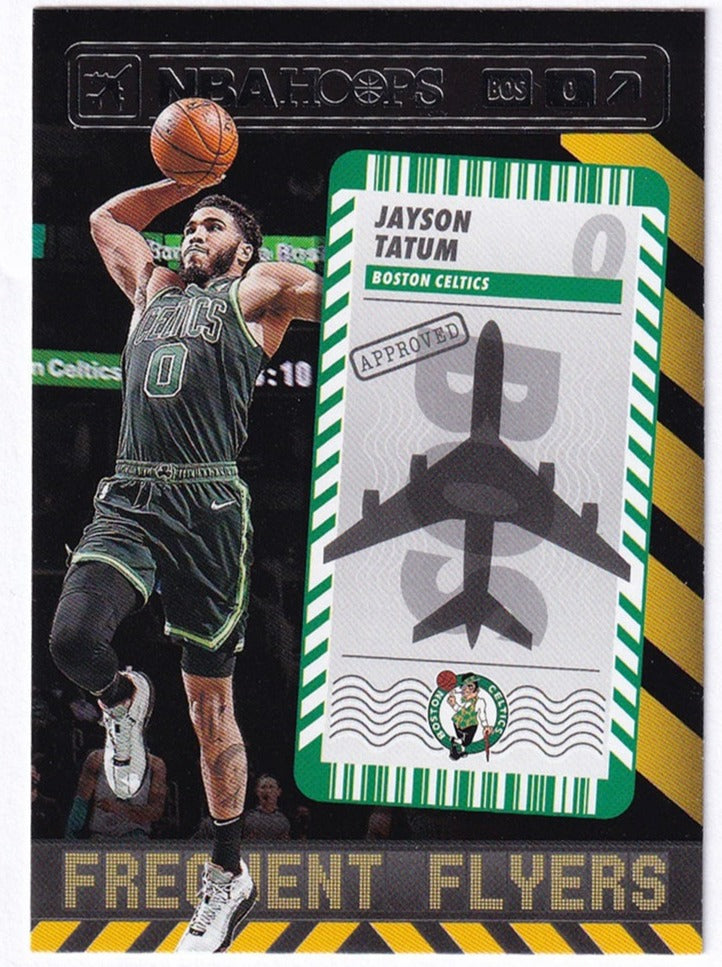 2021-22 Panini Hoops Frequent Flyers Jayson Tatum Celtics #9