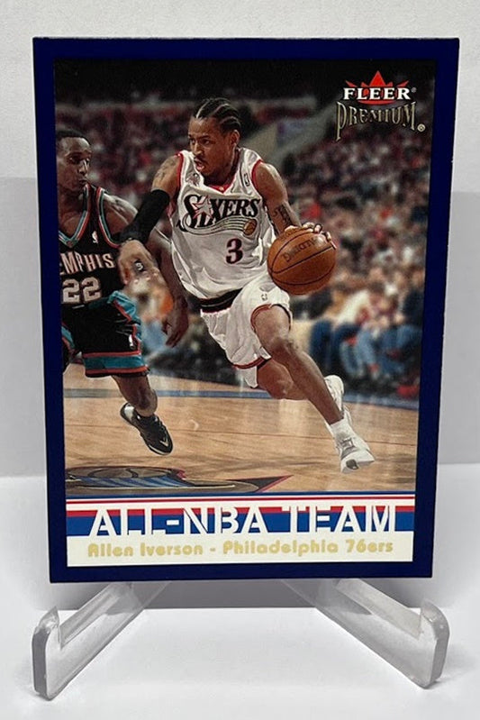 2002-03 Fleer Premium ALL NBA TEAM Allen Iverson 76ers #10