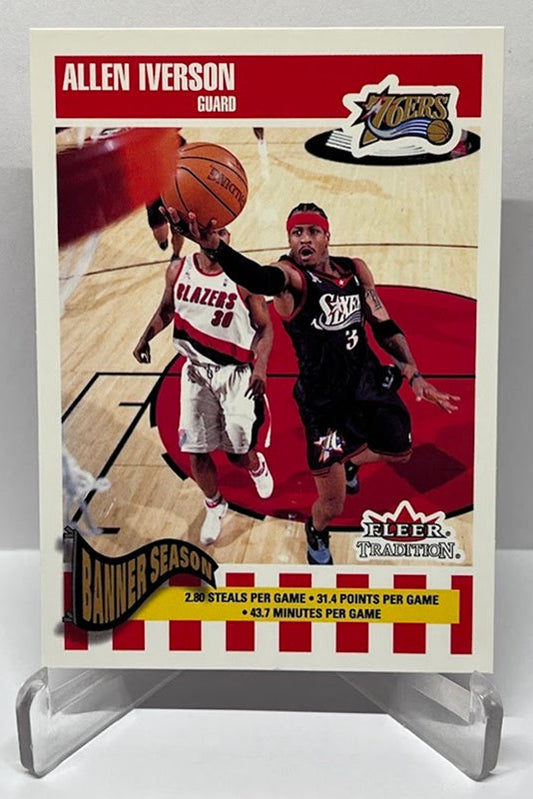 2002-03 Fleer Banner Season Allen Iverson Philadelphia 76ers #264