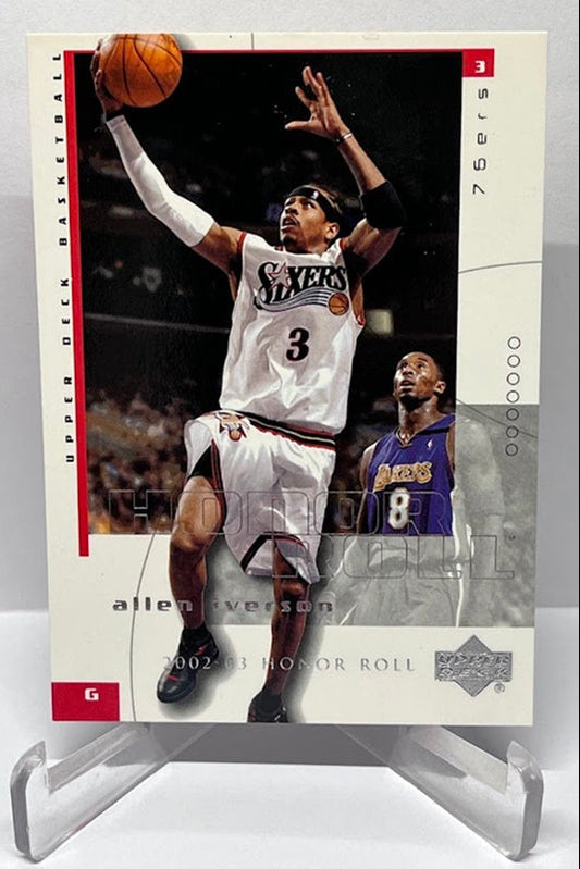 2003 Upper Deck Honor Roll Allen Iverson Philadelphia 76ers #62