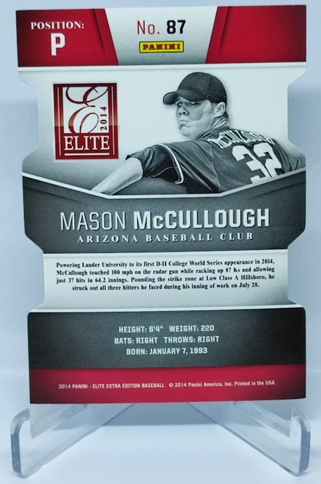 2014 Panini Elite Extra Edition Status Mason McCullough Arizona 123/150