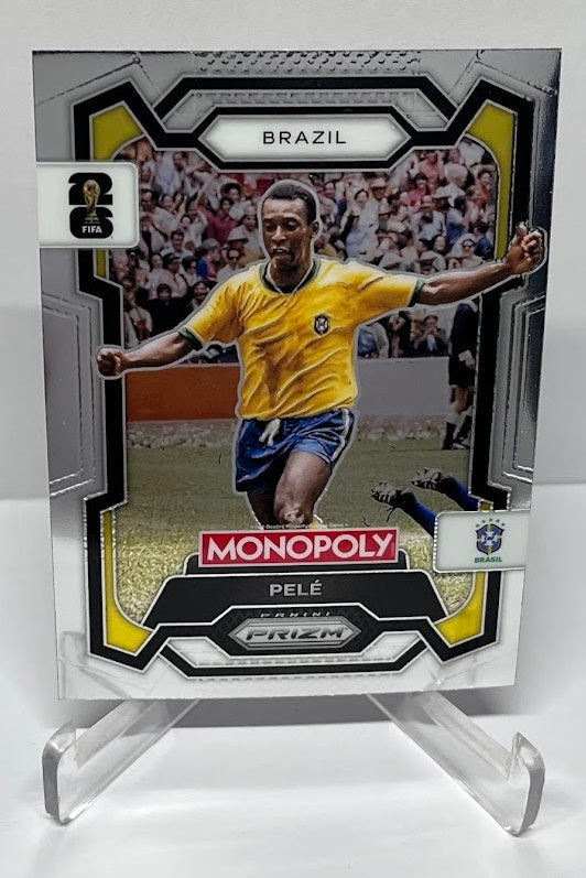 2026 Panini Monopoly Prizm FIFA World Cup Pele Brazil #16
