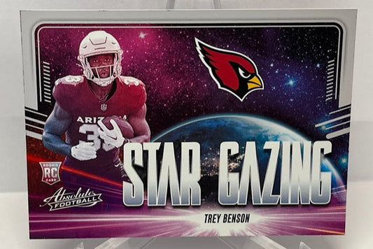 2024 Panini Absolute Star Gazing RC Trey Benson Arizona Cardinals *3