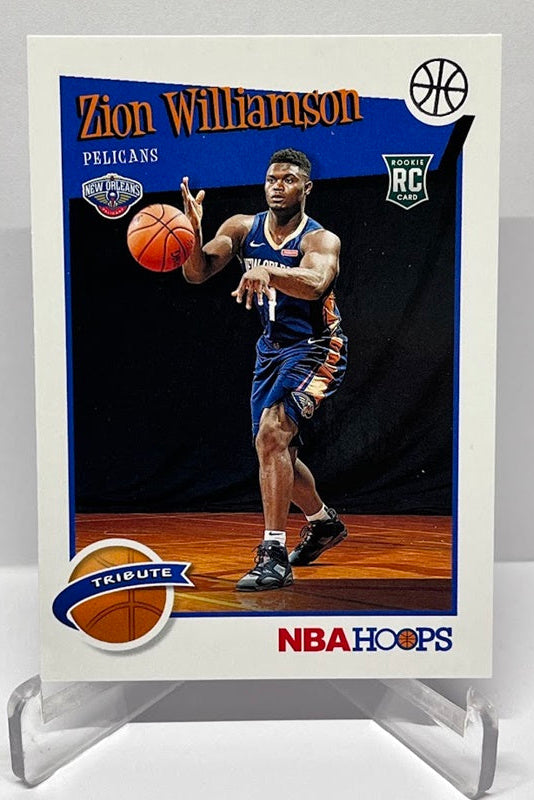 2019-20 Panini Hoops Tribute RC Zion Williamson New Orleans Pelicans #296