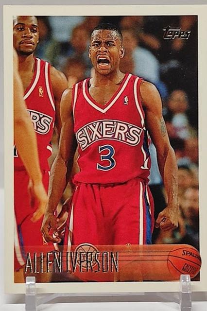 1996-97 Topps Rookie RC Allen Iverson 76ers #171 *2