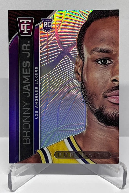2025 Panini Totally Certified Portraits Bronny James Lakers #11