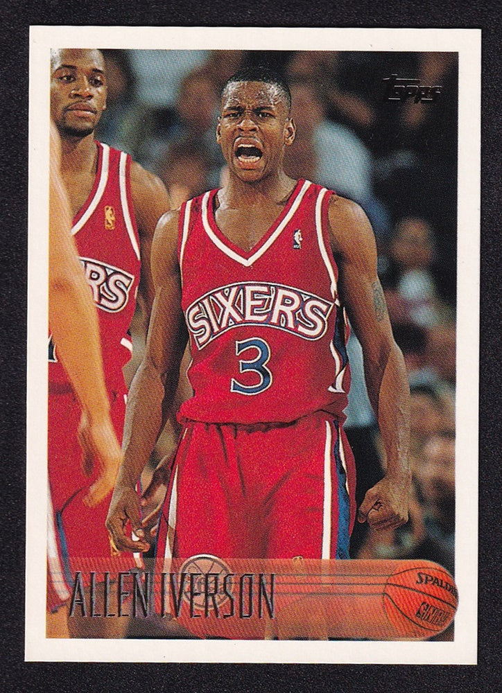 1996-97 Topps Rookie RC Allen Iverson 76ers #171 *2