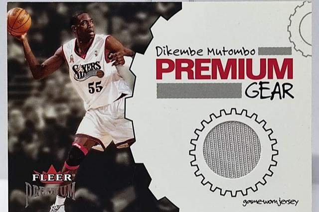 2002-03 Fleer Premium Gear Dikembe Mutombo 76ers