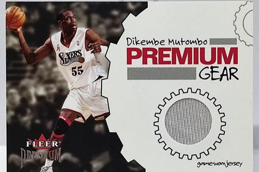 2002-03 Fleer Premium Gear Dikembe Mutombo 76ers