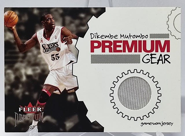 2002-03 Fleer Premium Gear Dikembe Mutombo 76ers