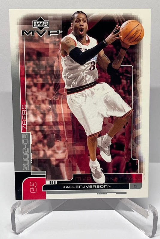 2002 Upper Deck MVP Allen Iverson Philadelphia 76ers #130