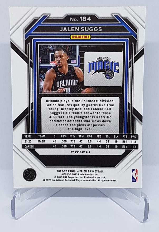 2022-23 Panini Prizm Silver Jalen Suggs Magic #184