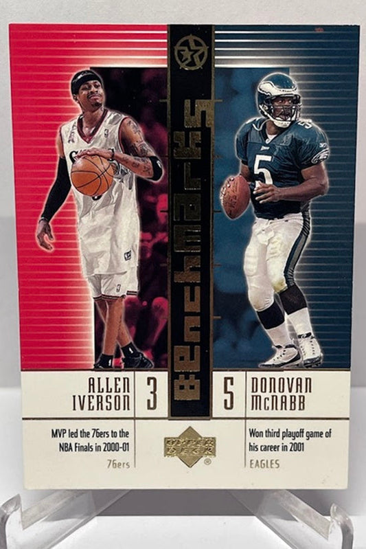 2002 Upper Deck Benchmarks Allen Iverson Donovan McNabb #5