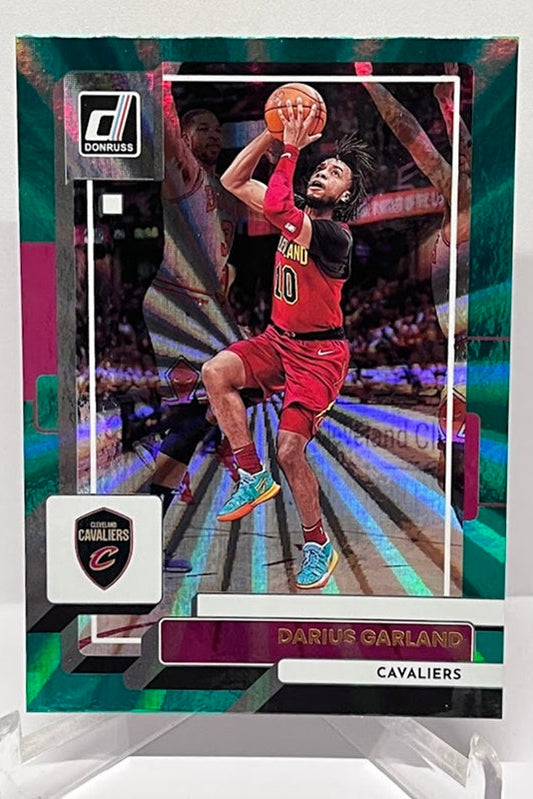 2022-23 Panini Donruss Green Laser Darius Garland Cavaliers #35