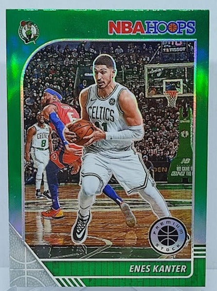 2019-20 Panini Hoops Green Prizm Enes Kanter Celtics #164