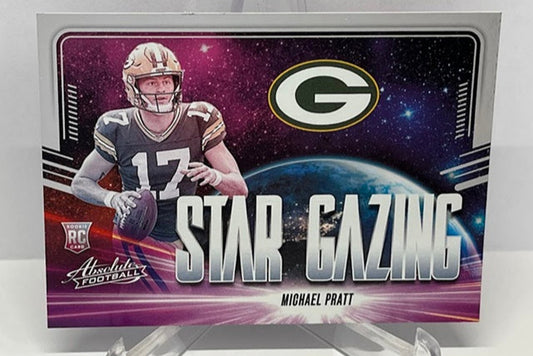 2024 Panini Absolute Star Gazing RC Michael Pratt Packers *3