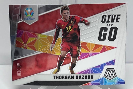 2021 Panini Mosaic UEFA EURO Give and Go Thorgan Hazard Belgium #2