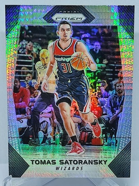 2017-18 Panini Prizm Hyper Prizm Tomas Satoransky Wizards #137