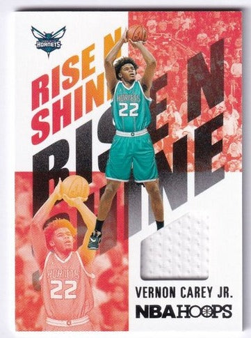 2020-21 Panini Hoops Rise n Shine RC Vernon Carey JR Hornets