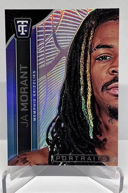 2025 Panini Totally Certified Portraits Ja Morant Memphis Grizzlies #25