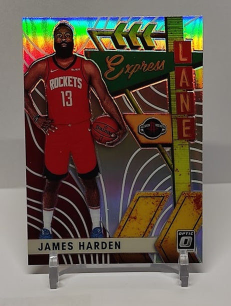 2019-20 Panini Donruss Optic Prizm Express Lane James Harden Rockets #1