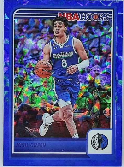 2023-24 Panini Hoops Hyper Blue Josh Green Mavericks #68