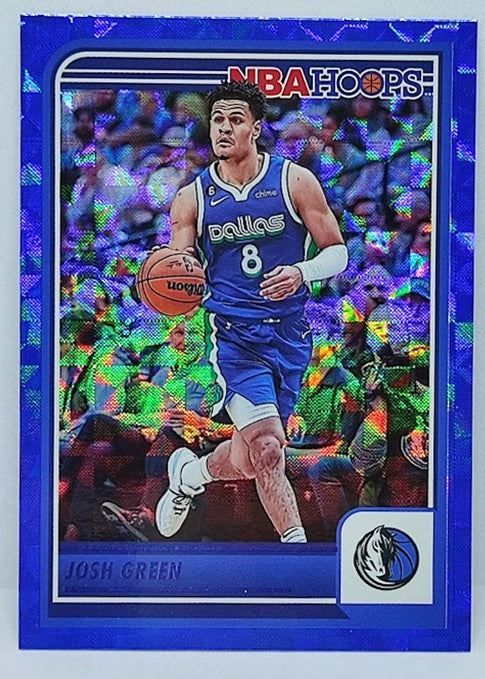 2023-24 Panini Hoops Hyper Blue Josh Green Mavericks #68