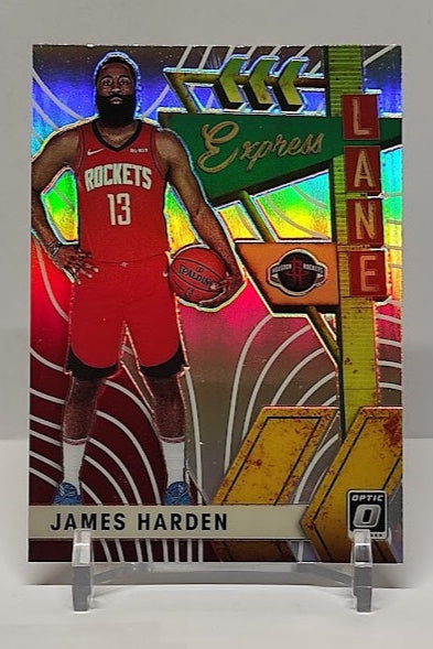 2019-20 Panini Donruss Optic Prizm Express Lane James Harden Rockets #1