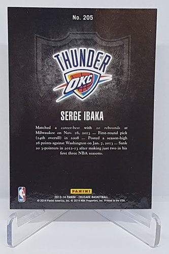 2013-14 Panini Crusade Serge Ibaka OKC Thunder #205