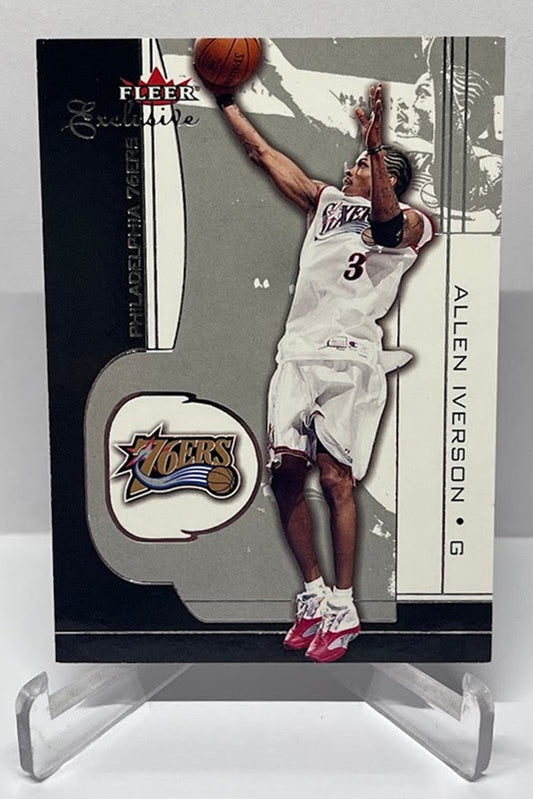 2001-02 Fleer Exclusive Allen Iverson Philadelphia 76ers #59