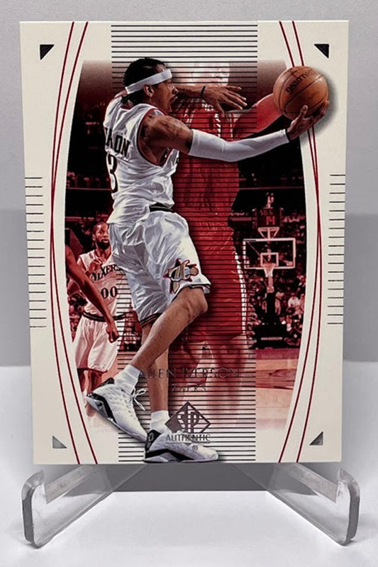 2004 Upper Deck SP Authentic Allen Iverson Philadelphia 76ers #64
