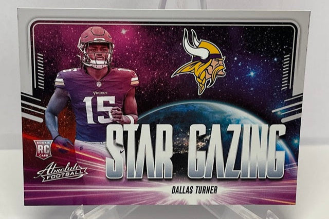 2024 Panini Absolute Star Gazing RC Dallas Turner Vikings *3