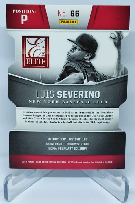 2014 Panini Elite Extra Edition Status Luis Severino New York 021/150 #66