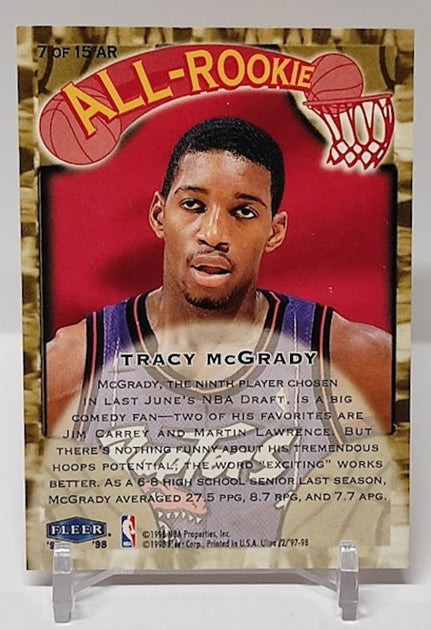 1997-98 Fleer Ultra All-Rookie Tracy McGrady Raptors *2